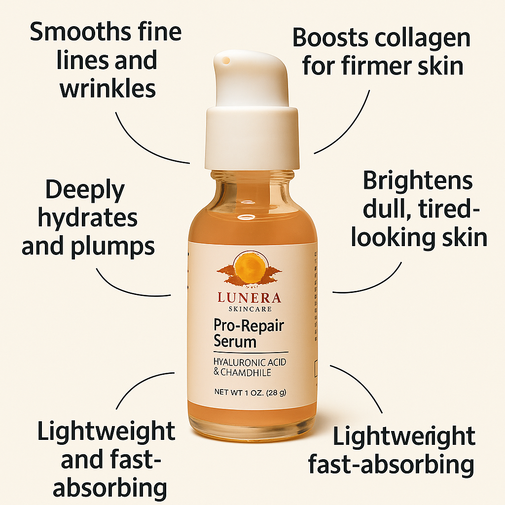 Lunera Skincare Anti-Aging Retinol & Vitamin C Serum Duo